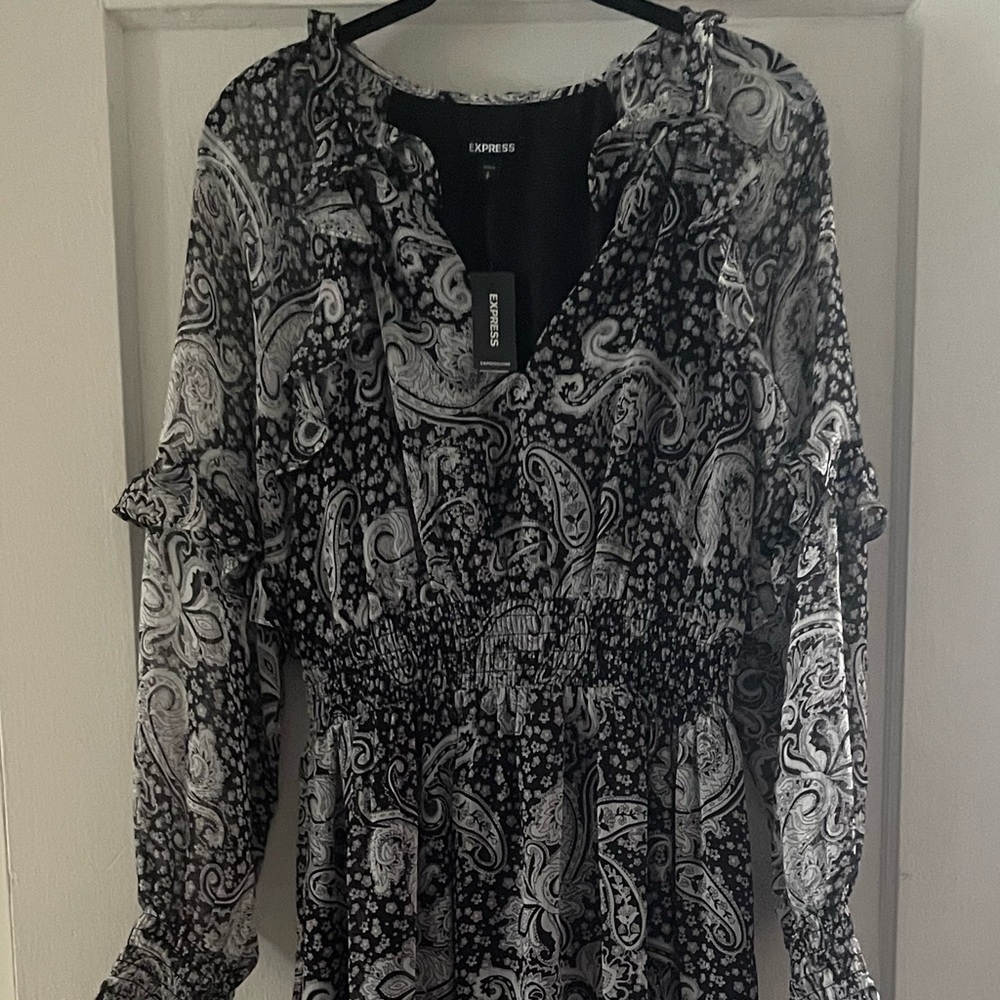 Long Sleeve Maxi Dress NWT